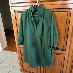 Green t shirt Dress worn once all cotton precious all year round!